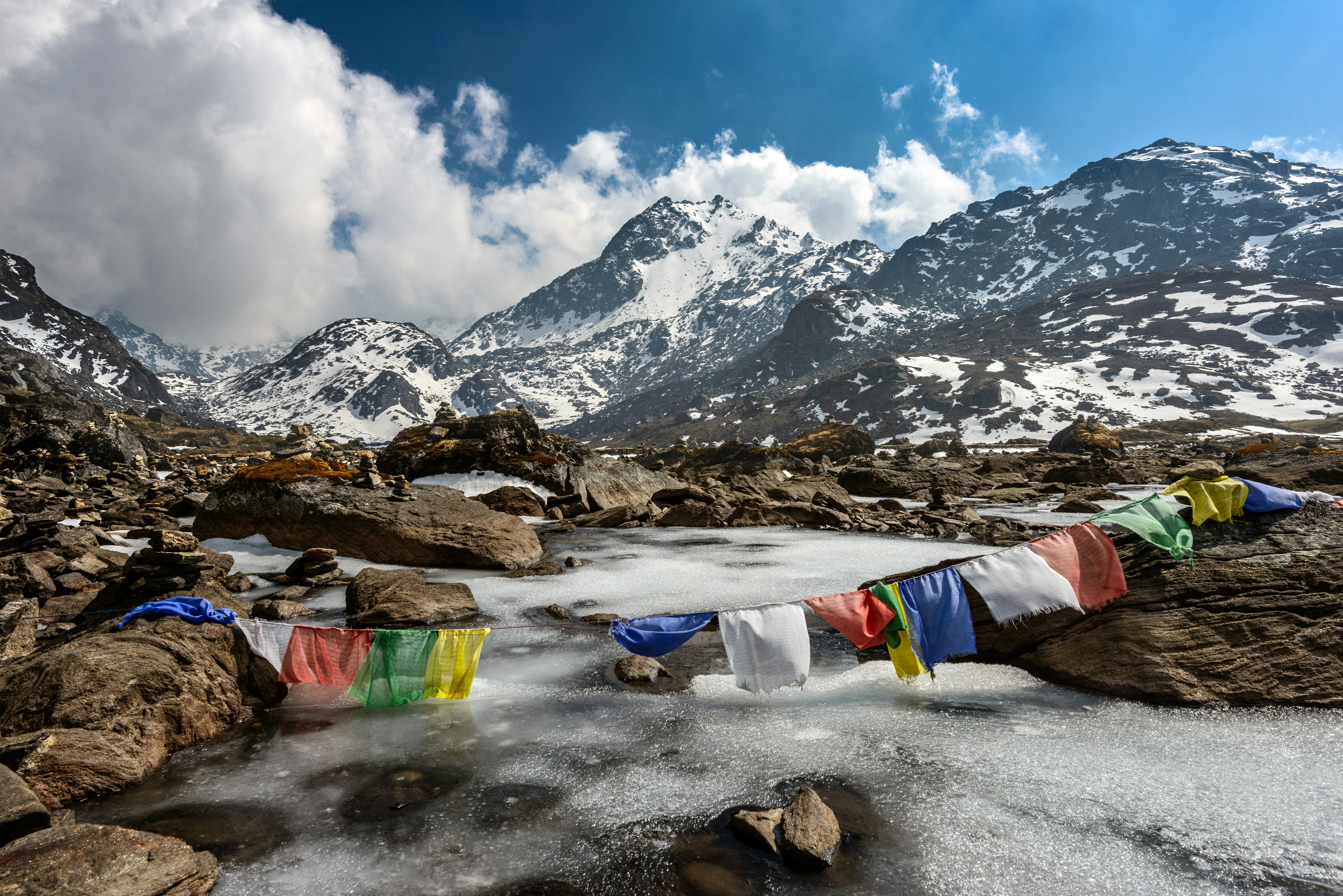 Nepal Himalayas and mountain landscapes